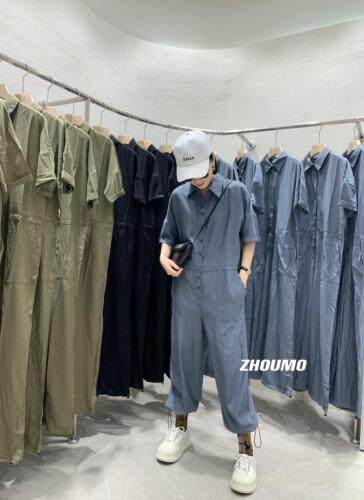 韩版简约连体裤，女装连体裤，周末