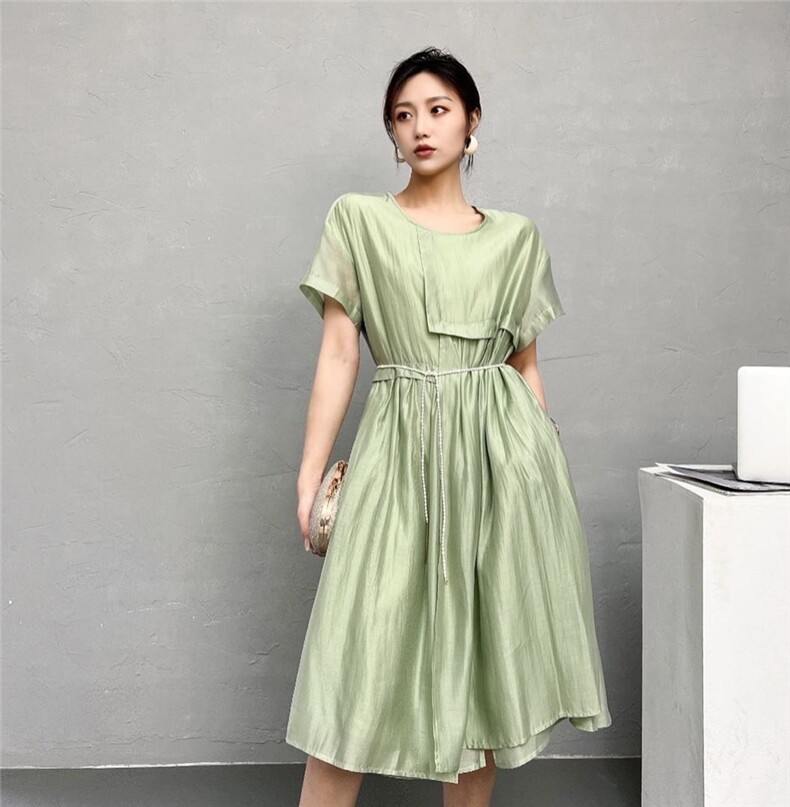 2022新款夏季韩版宽松连衣裙，显瘦遮肉款,女装连衣裙,序儿