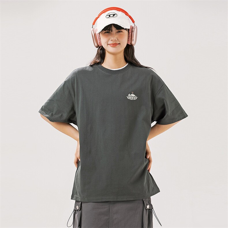 2024夏季新款男装日系潮牌纯棉印花圆领宽松短袖休闲T恤T898-F40,男装T恤,电商A101（原外27）