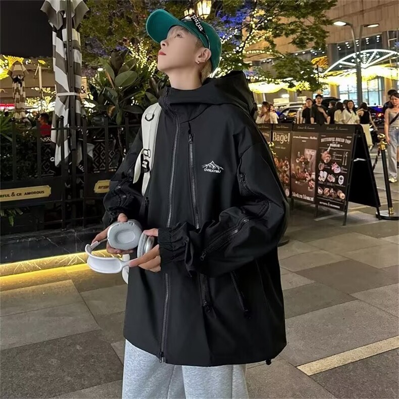 1506-1/JW1291/P44痞帅外套男高街潮牌港风韩版潮流宽松夹克,男装夹克,星座1506-1