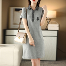 2025春季新款休闲舒适百搭显瘦连衣裙，女装连衣裙，德尔信羊绒