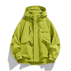 现货5W件冬季三防美式boxy解构连帽雪山冲锋衣棉衣男女棉服厚外套，男装夹克，电商A443