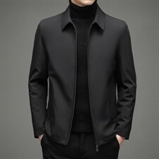 中年男新款冬季加厚休闲上衣爸爸冬装保暖外套羽绒服ZLF01-P185图片