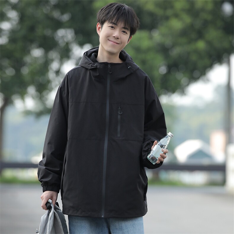 新款港风三合一多口袋宽松时尚港风连帽棉袄外套MY9306P-130,女装短外套,电商A128