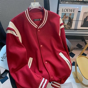 新款美式潮牌情侣棒球服外套男女超火网红同款休闲夹克上衣WT502图片