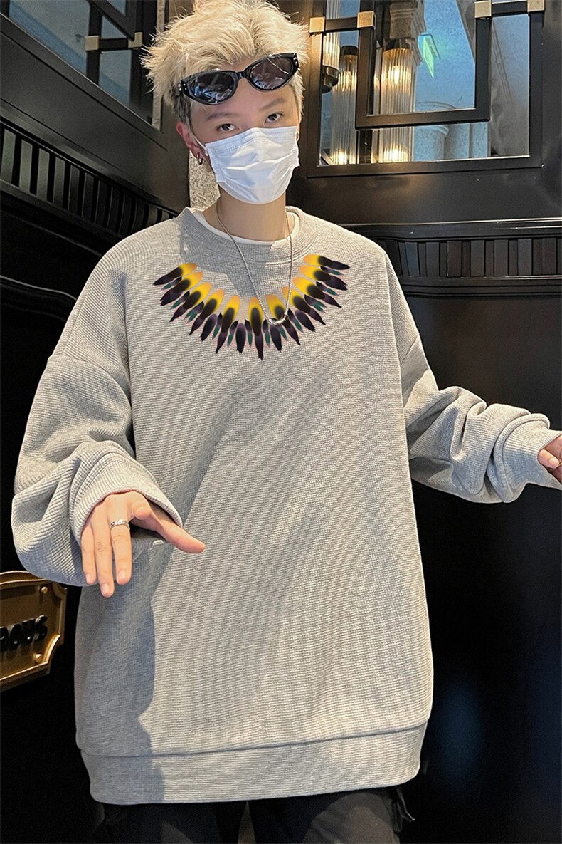 华夫格！华夫格卫衣男HW546-特P23,男装卫衣,电商B371