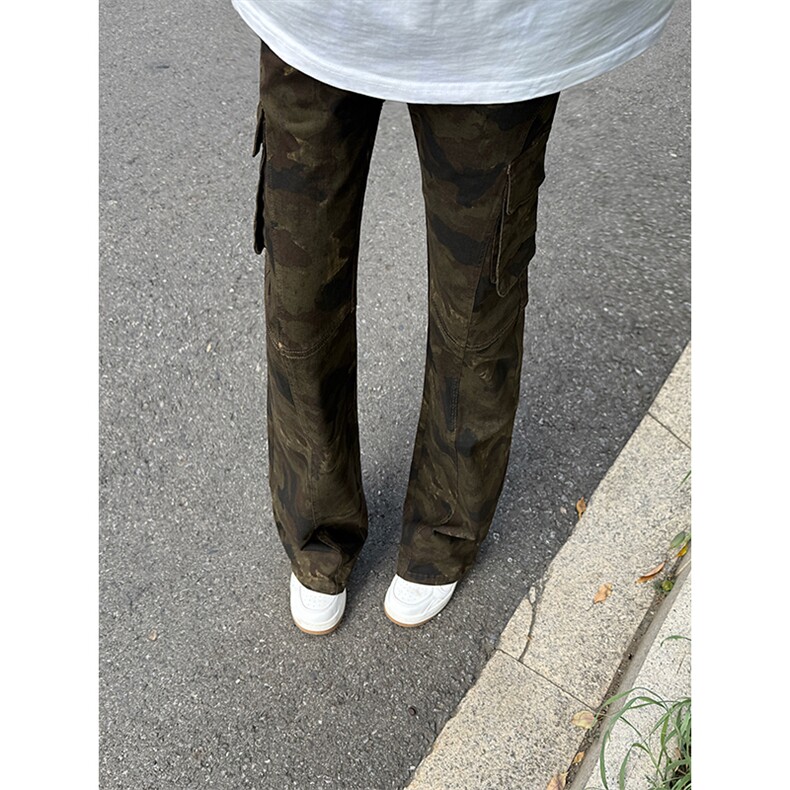 【高质量现货特批50量大可谈】男女迷彩工装牛仔裤610A-33024,男装牛仔裤,星座610A