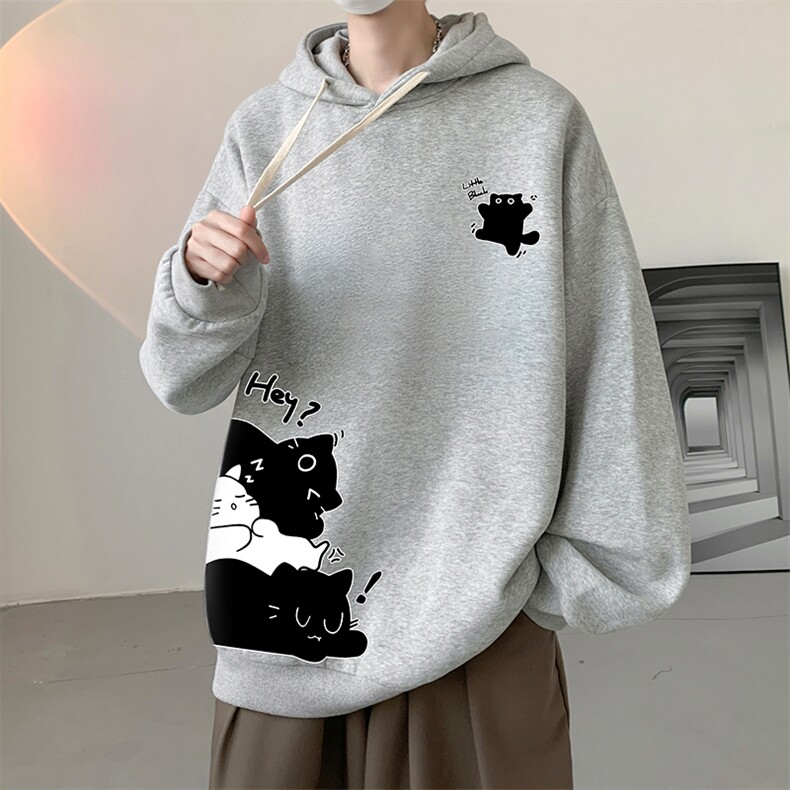 连帽卫衣男大码胖子帽衫大号运动服WY2462-P35,男装卫衣,电商A040