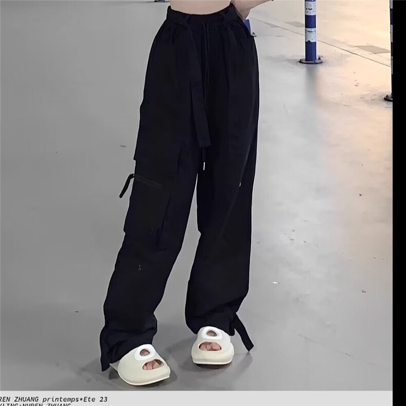 AK2461-P45复古日系工装裤子男女潮流设计百搭美式宽松直筒长裤,女装休闲裤,星座617A-2