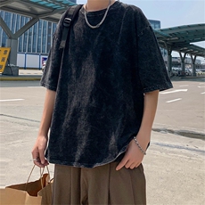 夏季潮流潮牌短袖T恤男百搭上衣港风ins高街宽松T恤T1197-P28，男装T恤，星座512-2