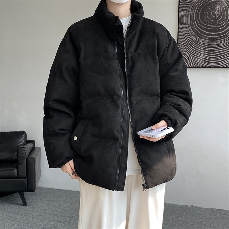 麂皮绒棉衣男大码立领棉袄子男羽绒棉服JM87099-P110,男装棉衣,电商A040
