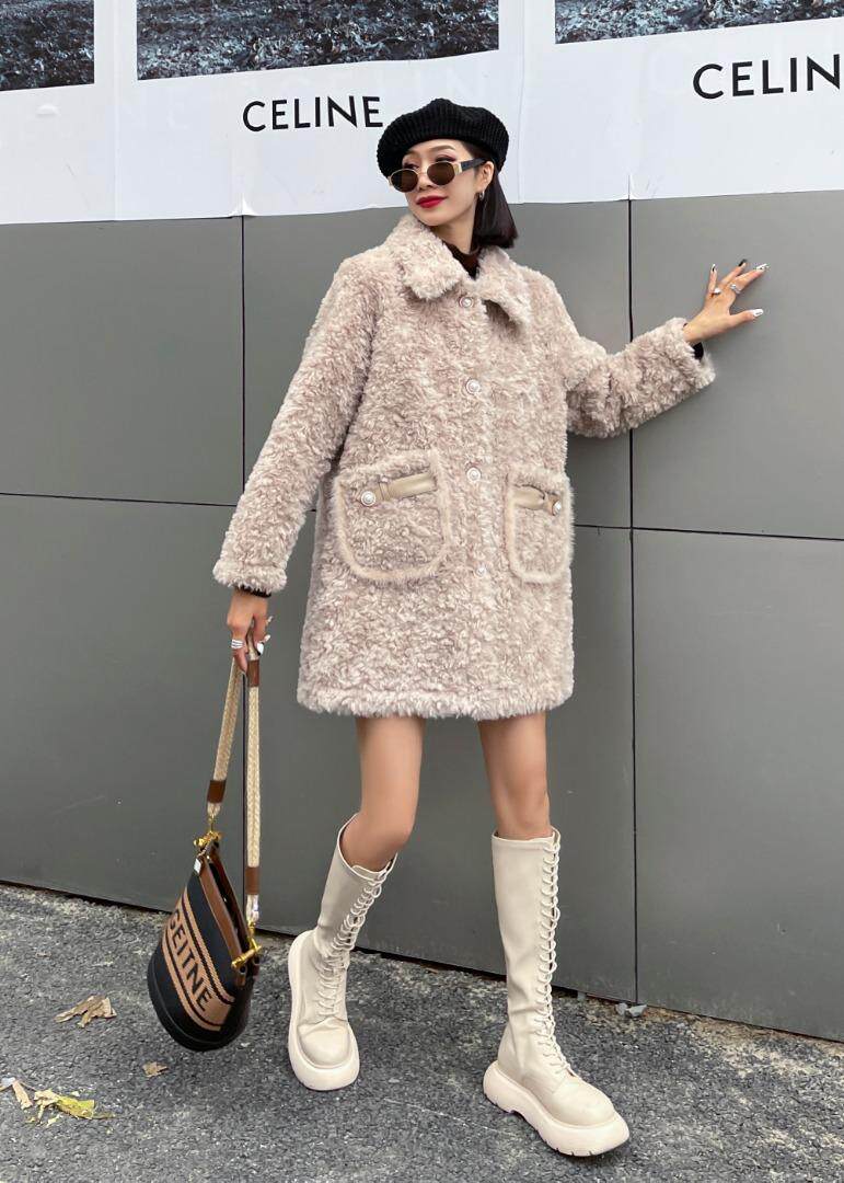 （现货）三七毛皮毛一体，其它，伊娜蕾尔