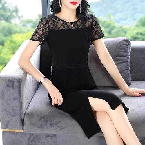 时尚蕾丝连衣裙，女装连衣裙，咔蒂妮