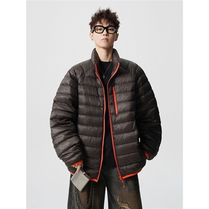 有90绒报告 可二开轻便M-5XL大码白鸭羽绒服男78188P238控328图片