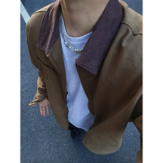 特P78无差价时尚百搭春秋翻领夹克外套-HJ5335男模外景，男装夹克，电商A003