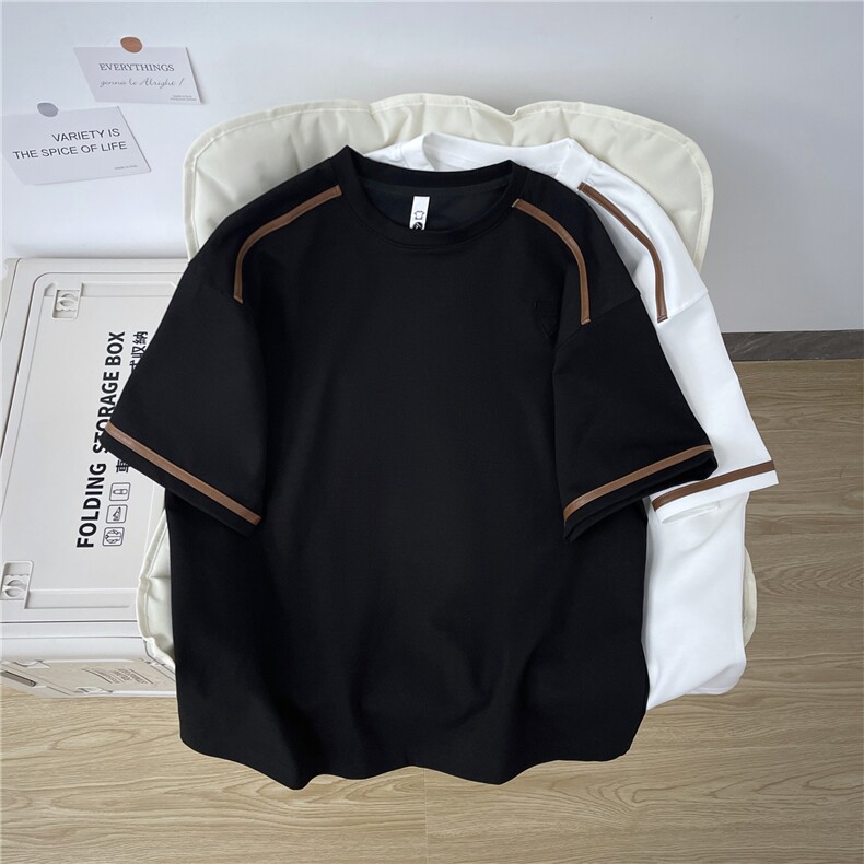 新款短袖t恤男夏季韩版半袖上衣港风宽松休闲潮牌体恤衫T0596-P38,男装T恤,星座308B-2