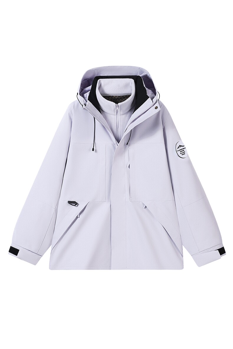 户外连帽男女新款三合一防风防水登山服石墨烯保暖外套H6188-P90,男装棉衣,星座1403A