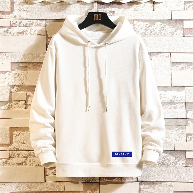 WY2202-P35加绒款-P40纯棉连帽卫衣男大码运动帽衫宽松薄砖墙,男装卫衣,电商A040A