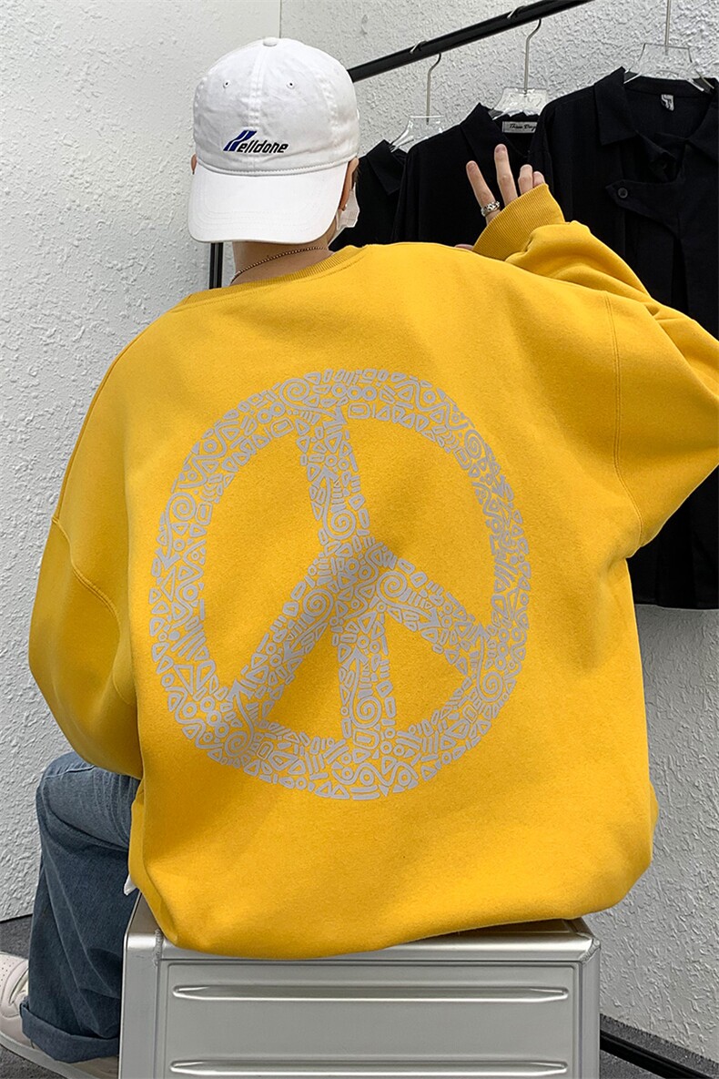套头卫衣男秋季韩版潮流ins宽松大码胖子薄款外套WY601P43控58,女装短外套,星座517A-1