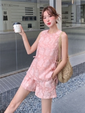 现货夏装新款新中式盘扣复古套装两件套2b114-2270-P160-K249，女装套装/套裙，网红馆