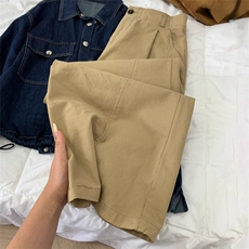 纯棉卡其色阔腿休闲裤ZK0433-特批40，男装休闲裤，星座313A(原308A-2)