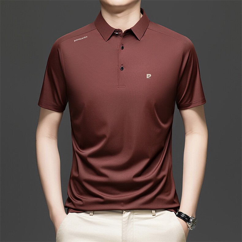 R-LK2526夏季男士新款短袖T恤青年修身体恤休闲POLO衫图片