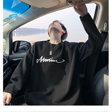 新款百搭日系ins简约慵懒气质纯棉长袖T原宿文艺流行T120-P30网图，女装T恤，电商B245