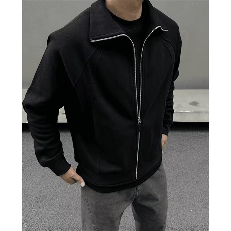 卫衣外套女春秋冬2025新款潮流宽松百搭慵懒风立领开衫WY84，女装短外套，星座1116A（原606A-3）