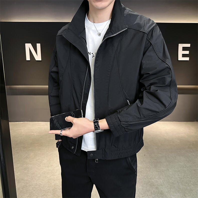 2026新款春季夹克外套男士立领衣服潮流男装上衣A313-8311-P115,男装夹克,电商A313