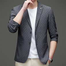DJ2205钱塘2020-3秋冬季新款时尚休闲百搭中年男士西服P147，男装西服，钱塘207-3