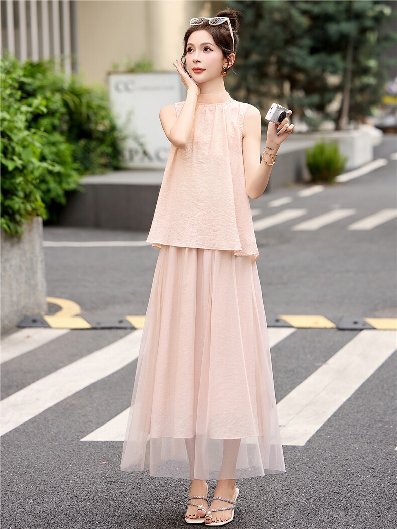 巨好看洋气减龄漂亮上衣套装女2026年夏季新款两件套,女装套装/套裙,众宇琦
