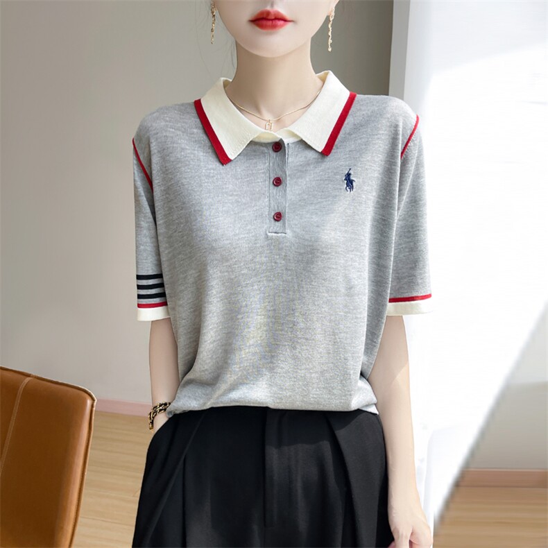 韩版宽松小个子设计感立体小花短袖上衣女夏季时尚减龄正肩T恤衫,女装T恤,暖娇绒