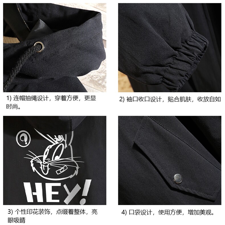 JK41179-P85加棉款-P115纯棉连帽夹克男士大码工装夹克男砖墙,男装夹克,电商A040A