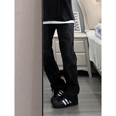 【有货】XXK324CC-特P40三角标裤子男女直筒宽松休闲裤，男装休闲裤，星座1007（原301D）