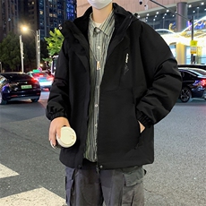 户外三合一拼接冲锋衣宽松百搭防风防水外套夹克男女款1818-P95，男装夹克，电商B306