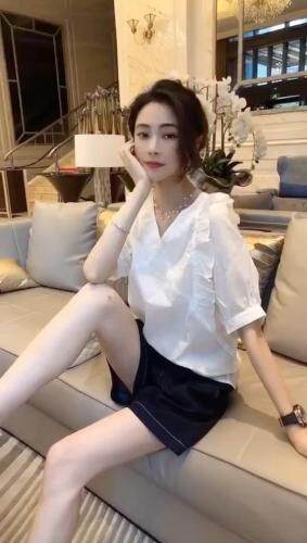 夏季新款小衫，女装，娇姿百合