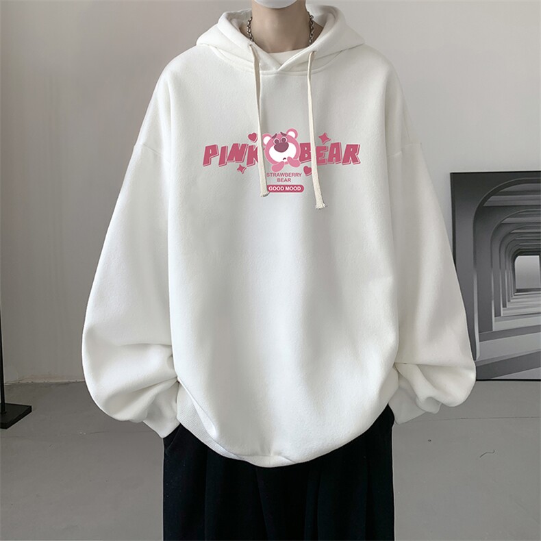 连帽卫衣男大码运动服帽衫外套WY2329-P35加绒款-P40,男装卫衣,电商A040