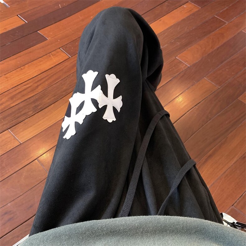秋季新款高街麂皮绒十字架贴标休闲裤M~5XLXZ604-KP85-P55控68,男装休闲裤,星座604