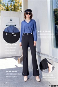 早秋款，喇叭裤图片