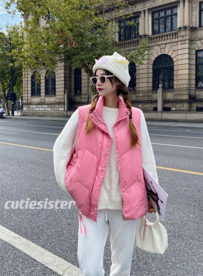 拉链设计款马甲，女装马甲，可家 cutiesister