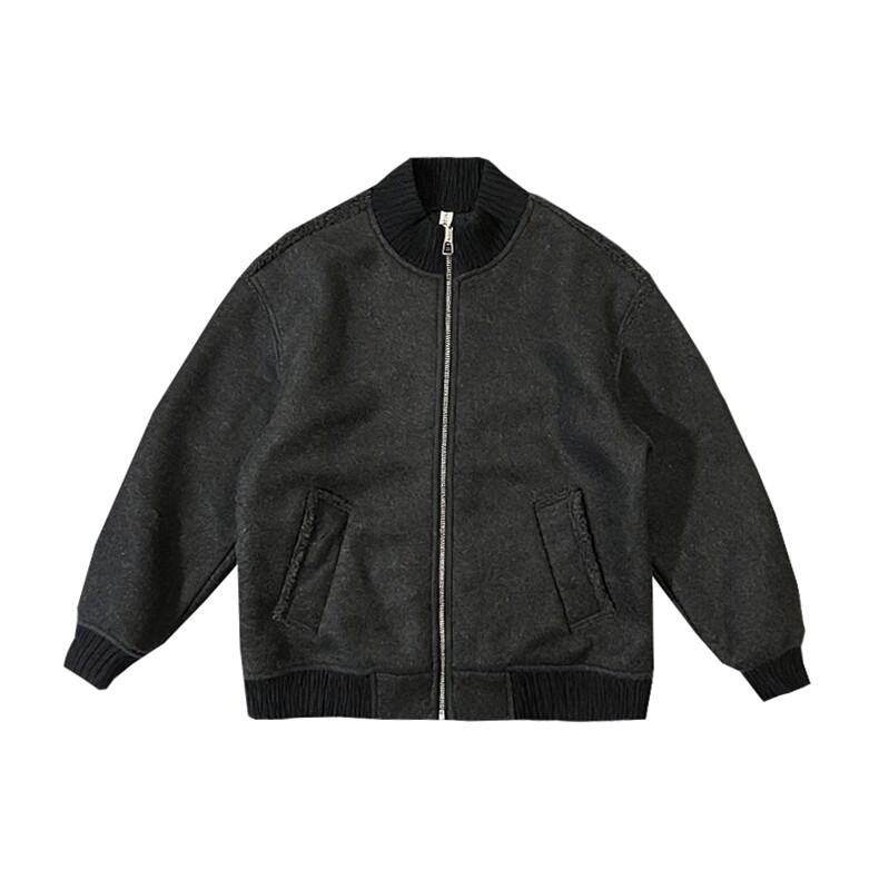 B53/P168控218冬季痞帅加厚皮毛一体毛呢棉衣百搭男士颗粒绒袄子2,男装棉衣,星座305B