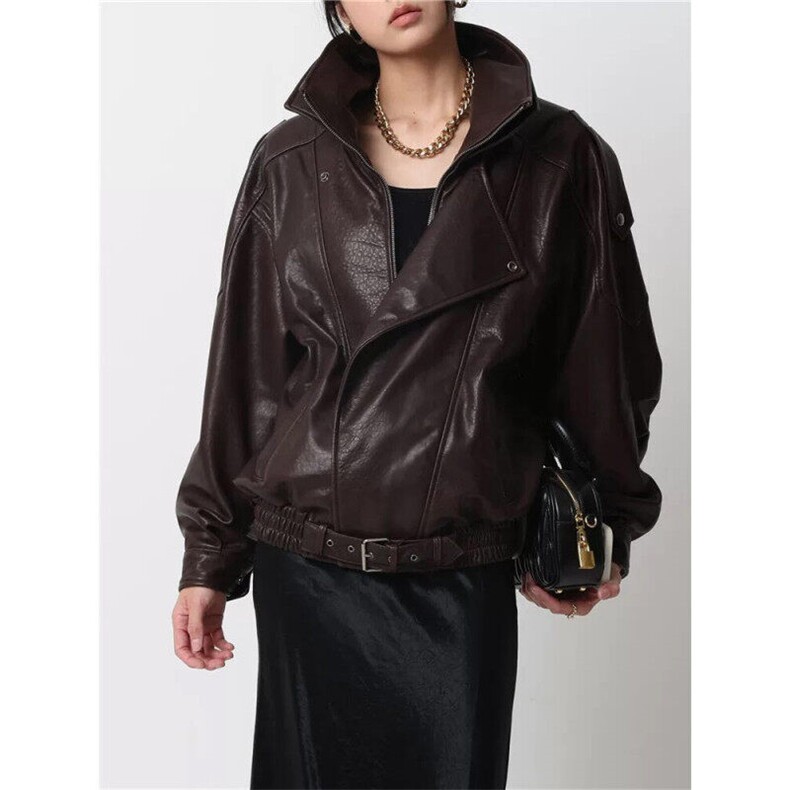 网络图现货秋装重工艺皮衣机车男帅气拉风休闲男外套RHT121-P95，男装皮衣，星座1005-4