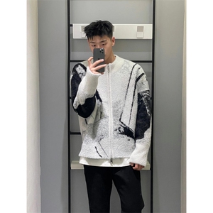 【有货】cleanfit撞色毛衣男秋冬高级痞帅开衫针织衫B06LL-特P68图片