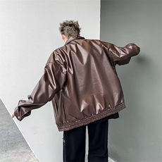 机车皮衣外套男高街美式复古潮LW73P65，男装皮衣，星座1116-2
