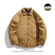 衬衫翻领羽绒服男轻薄时尚短款防寒保暖厚外套Y5870-P145【特价】，男装衬衫，电商A007