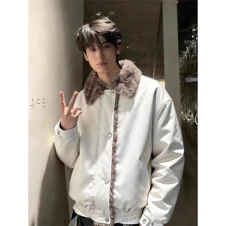 现货WT124-特P93 恒温暖绒毛领天丝棉棉服棉衣图片