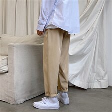 新款2023春季冰丝裤新款运动九分裤舒适直筒裤1216-特批：20，男装休闲裤，星座718-1