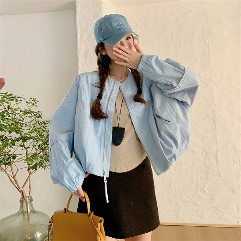 2025春季新款韩版宽松休闲百搭棒球服外套女设计感小众夹克上衣潮,女装短外套,维壹