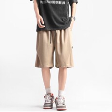 满天星设计感休闲短裤男2024夏季裤子宽松休闲裤五分裤K5574-P35，男装牛仔裤，星座412-2