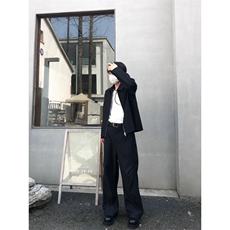 【有货】cleanfit黑色短款外套男高级感痞帅行政夹克Y165HH-特P55，男装夹克，星座1007（原301D）